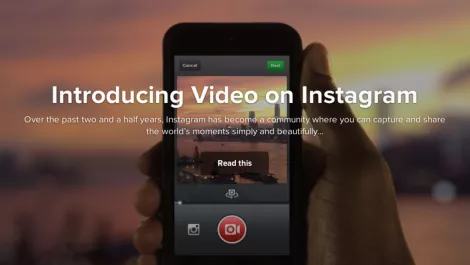 Introducing video for Instagram…