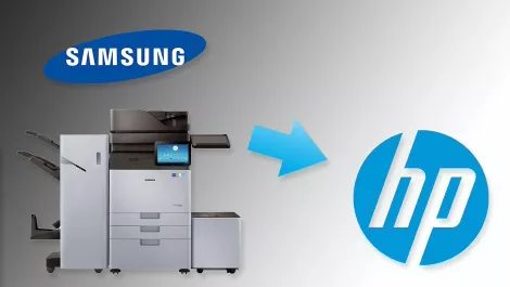 Why has HP acquired the Samsung Electronics printing business