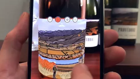 Wine firm uses AR to tell its story right on the bottle