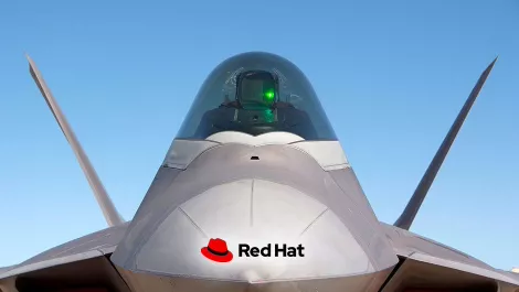 F-22 Raptor fighter jet project turns to Red Hat