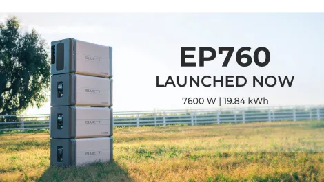 BLUETTI introduces the EP760 home energy storage solution
