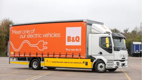 B&Q & GXO accelerate net-zero logistics with AI & clean fuels