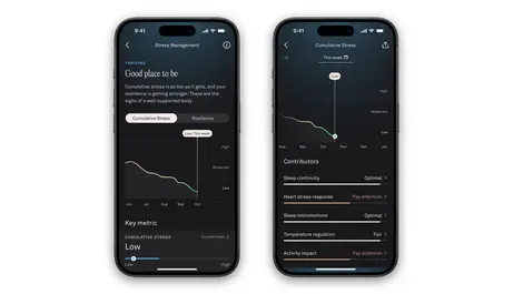 Ōura app redesign brings advanced stress & cycle insights