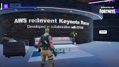 AWS to stream re:Invent 2025 keynotes live inside Fortnite