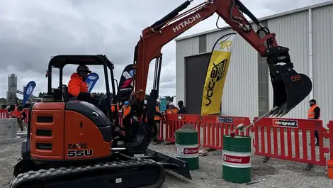 Steve McHaffie wins Canterbury Westland excavator title